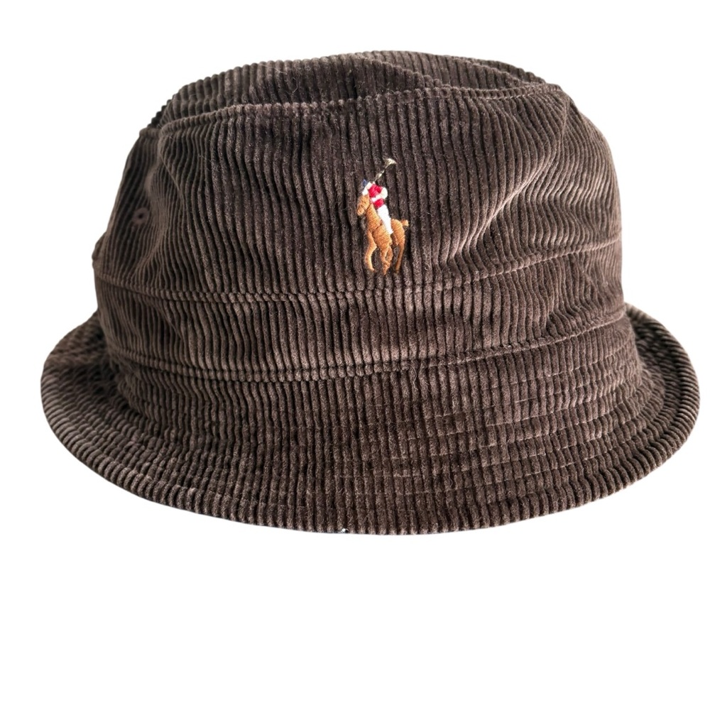 Polo Ralph Lauren Men’s Brown Corduroy Bucket Hat 
Size L/XL NWT